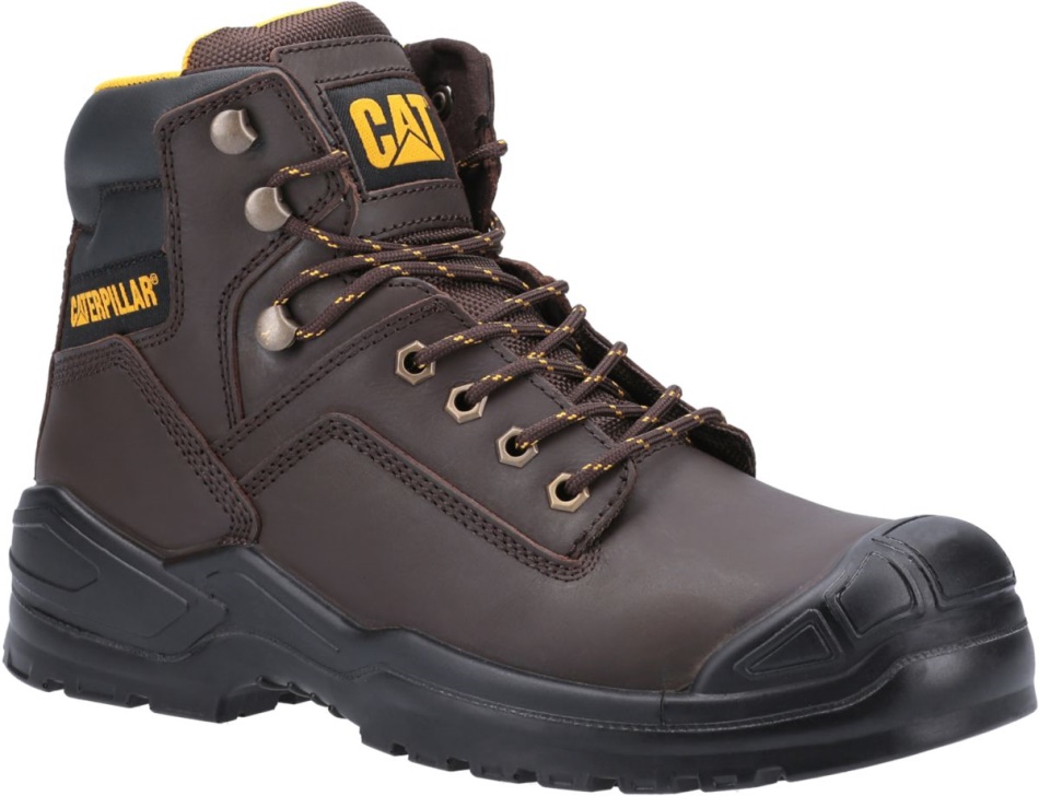Caterpillar καφέ Striver Bump ατσάλινο δάχτυλο S3 Src μπότα εργασίας