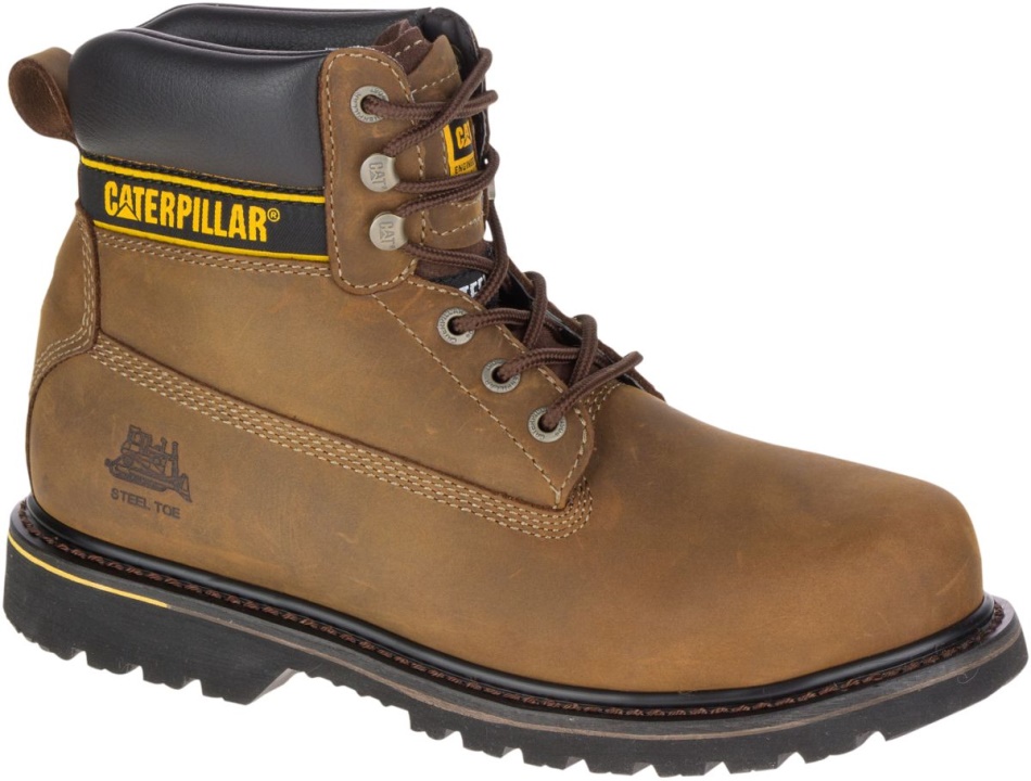 Holton ατσάλινο δάχτυλο S3 Hro Src μποτάκι εργασίας Caterpillar σκούρο καφέ