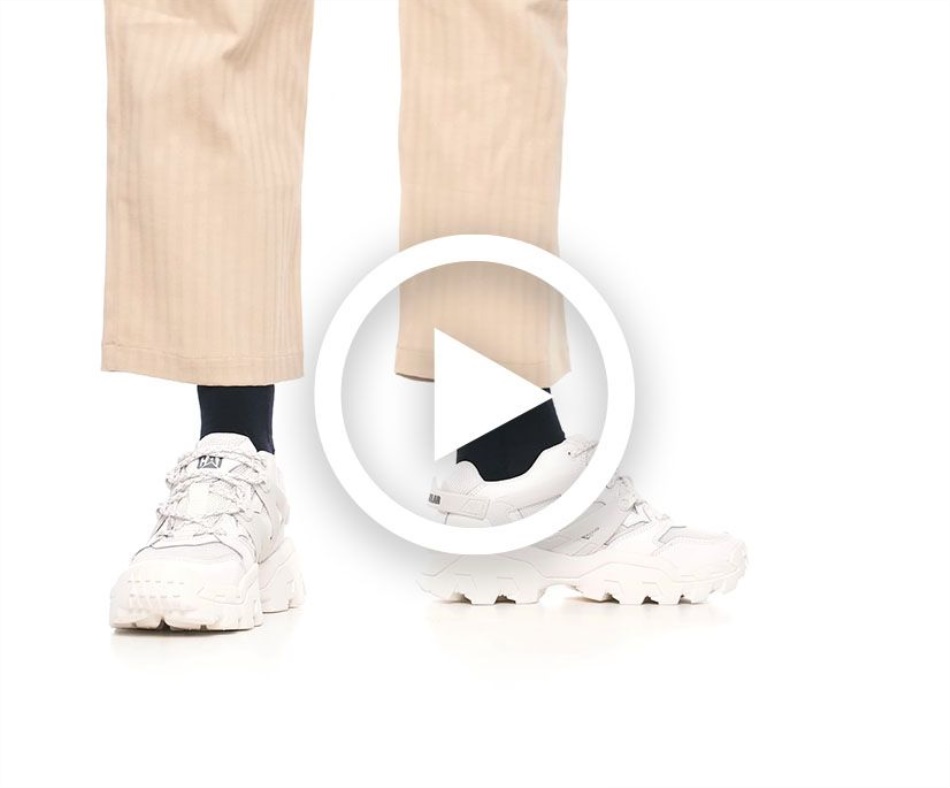 Sneaker αντιδραστήρα λευκή κάμπια από σημύδα